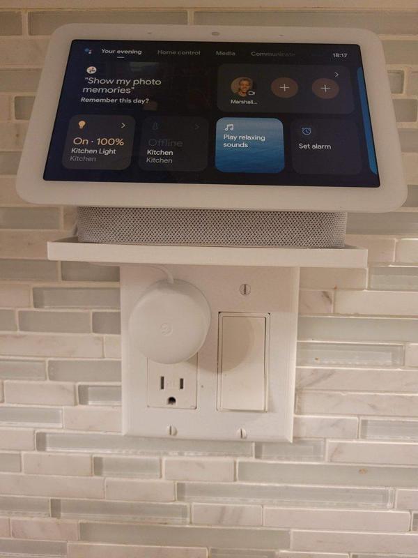 Double Outlet/Switch Cover Shelf