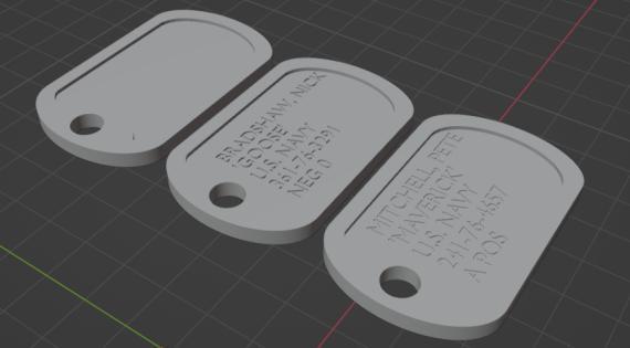 Top Gun Dogtags