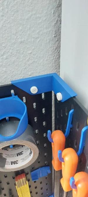 Ikea Skadis desk mount and connector   