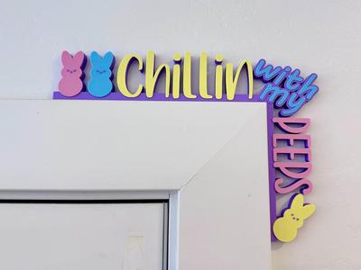 Easter Peep Door Corner