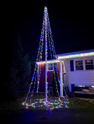 Flagpole Christmas Light Hoist