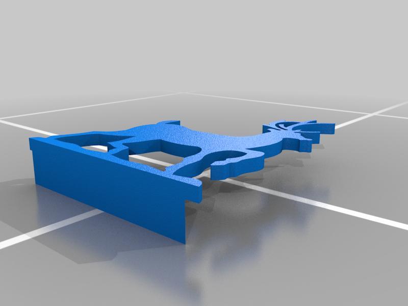 Santa Sleigh & Reindeer Christmas Decoration with base