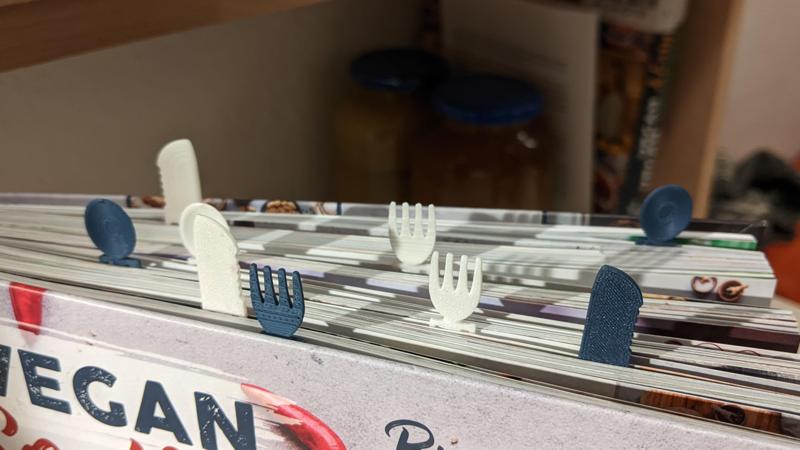 Cutlery bookmarks