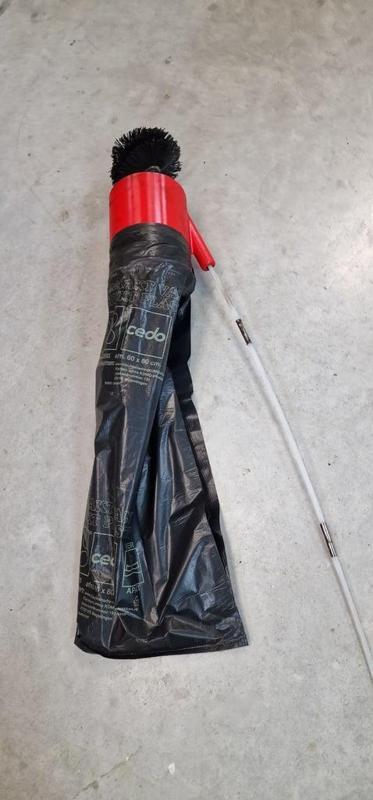 chimney sweeping sleeve