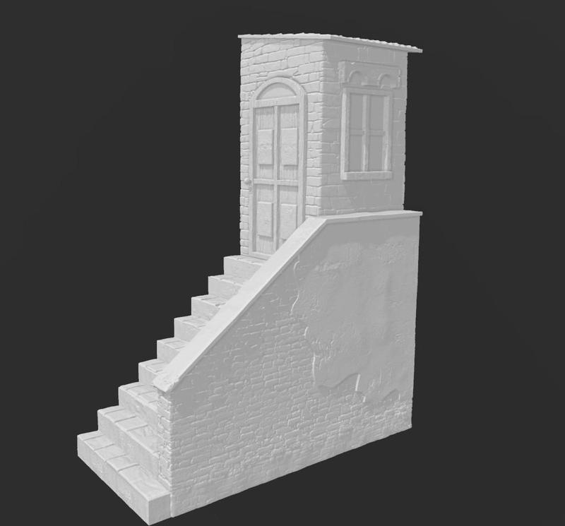 MA Models Mini Diorama staircase 1/35 