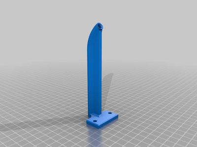 Rear frame Bowden tube support