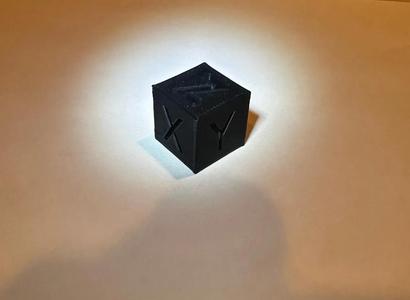 calibration cube 20mm x 20mm xyz   