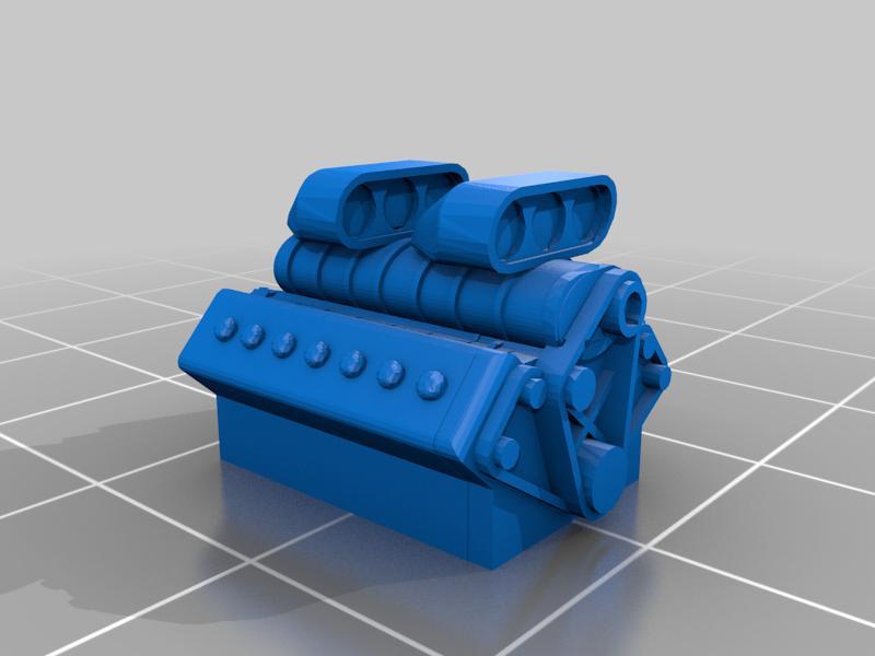 Dual Blower engine for Gaslands 