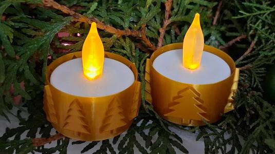 Christmas tree, tealight LED   