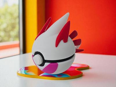 #0249 Shiny Lugia Pokéball - Multiparts