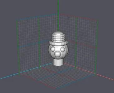 snowman pencil top   