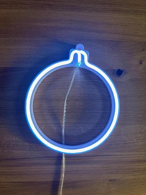 XMAS NEON LED tree ornament   