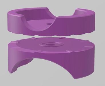Swing seat canopy roof bracket for 20 mm and 40 mm frames