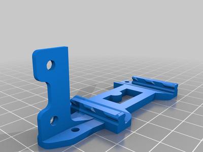 Microswiss DD Linear Rail Backplate for Minimus Hotend Cooler System