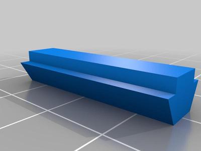 Aluminum Extrusion rail mount insert