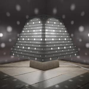 Print in Place Folding-Collapsing Lamp Star Pattern