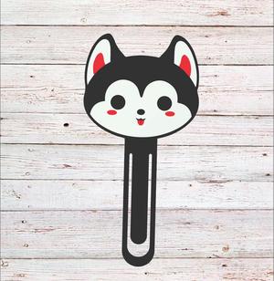 BookMark Husky Cute Dog Kawaii