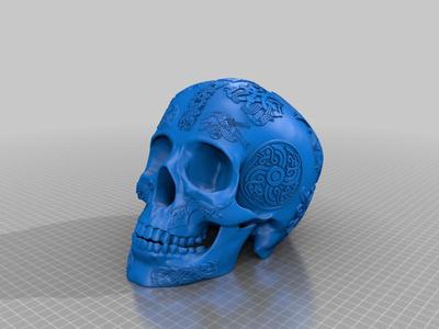Viking Skull Ornament Helmet Stand