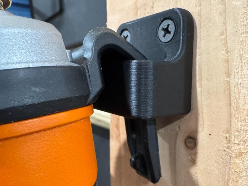 Brad Nailer Wall Holder - Fits Ridgid Brad Nailer