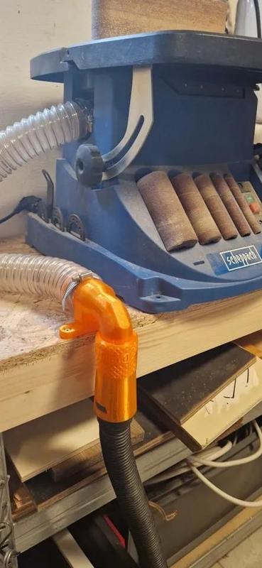 osVAC M32 DN50 Winkel mit Befestigungsplatte   