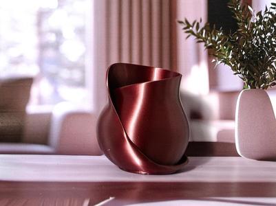 Christmas Ribbon Vase for Festive Home Decor