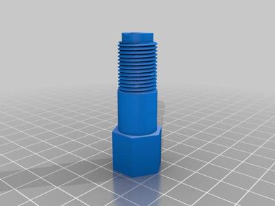 Piston stop angled