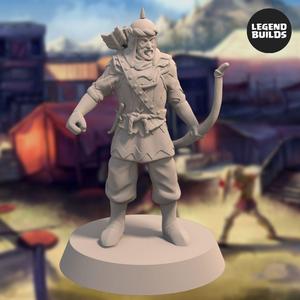 Empire of Jagrad Archer - Pose 1 - 3D printable miniature - STL file