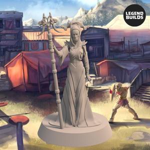 Selene  The Night s Mistress  - 3D printable miniature - STL file