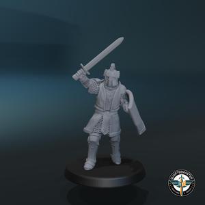 Knight Captain Foot and Mounted Versions
