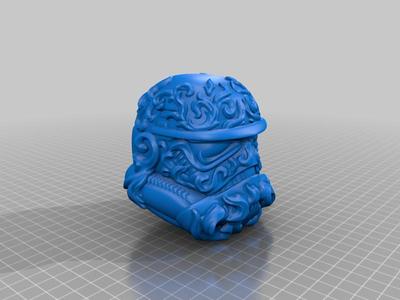 Stromtrooper helmet ornate