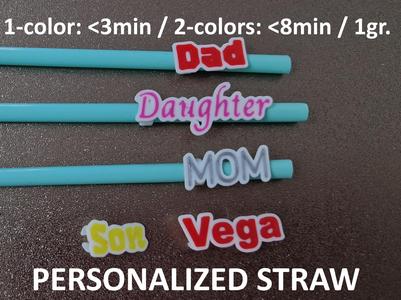 Custom Straw Classic Marker (+8000 fonts)