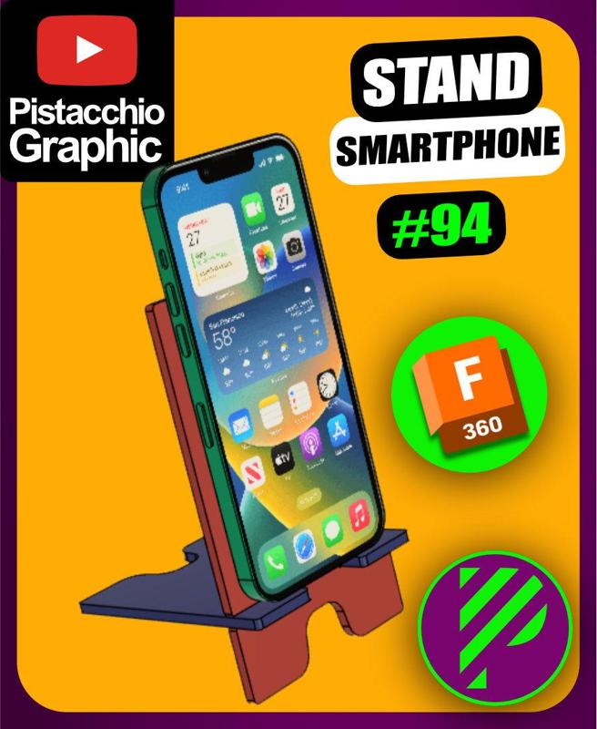 #94 Smartphone Stand | Fusion | Pistacchio Graphic