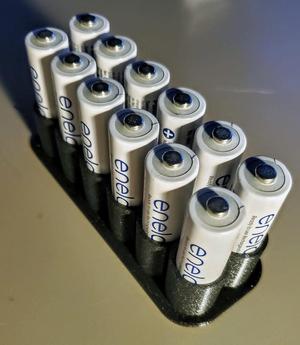 12 AA Battery Holder