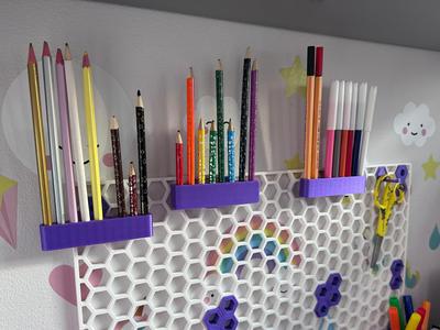 Pen holder for HSW Honey Comb Storage Wall