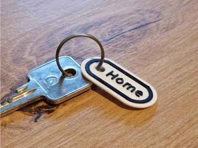 "HOME" keychain   