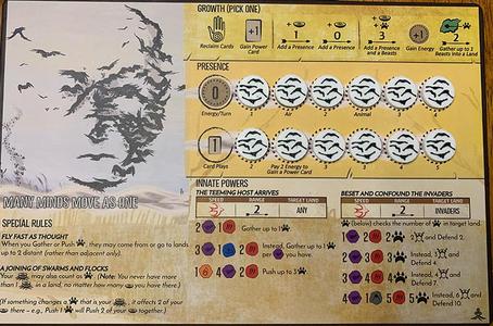 Spirit Island 2 color Many Minds Move as One Presence Token