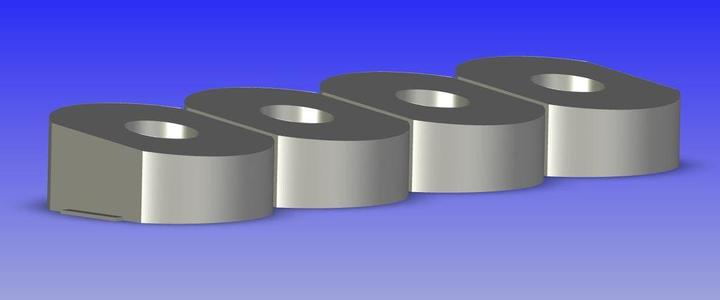 Washer tapered 4x12mm (0,16x0,5 inch) 7 degrees