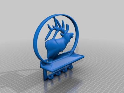 Elk key hanger