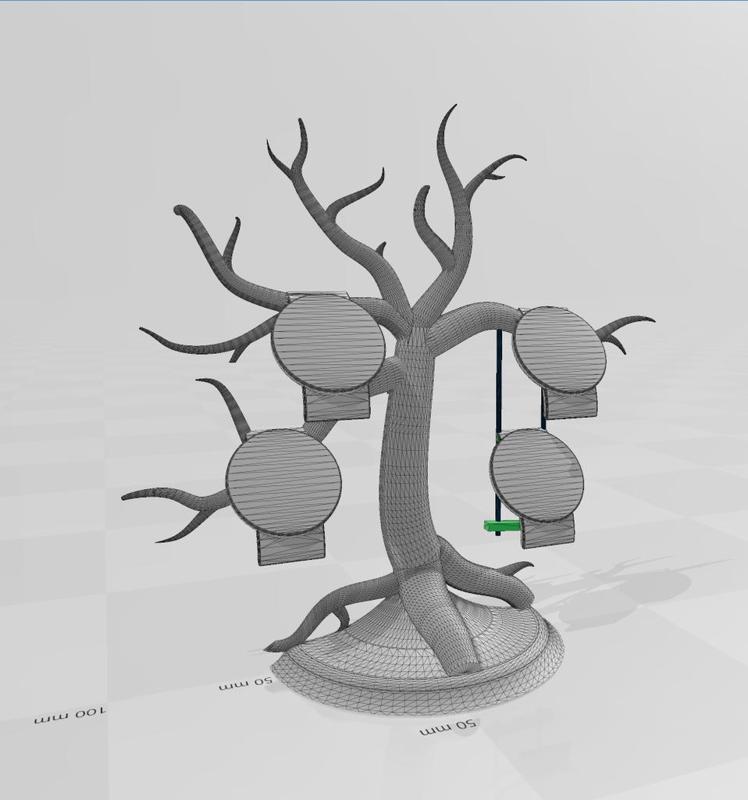 Tree Watch stand For 4 Watchs! 