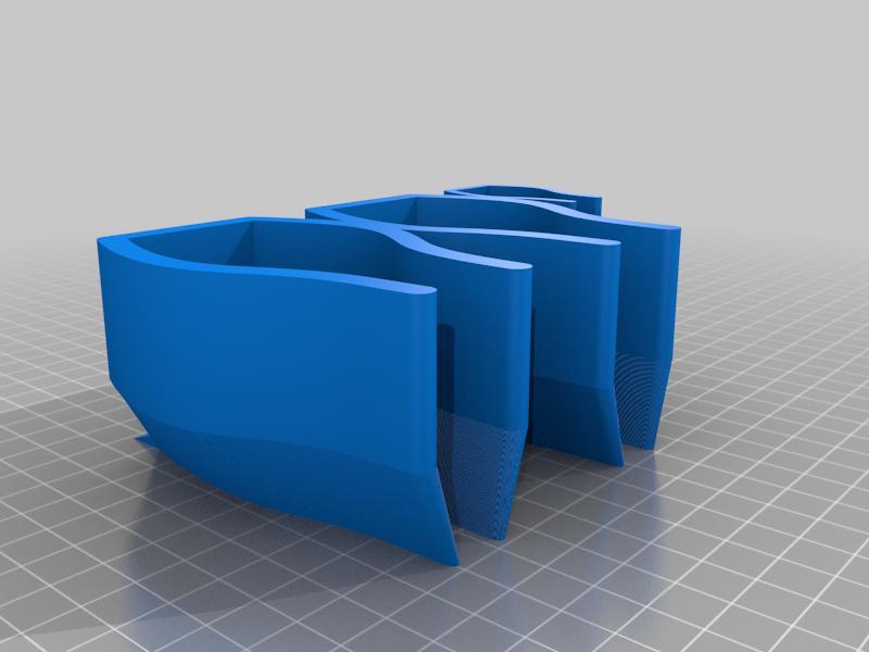 Design toothpaste and toothbrush holder, command strip (OpenSCAD)