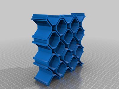 interlocking Miniature Paint Holder Pro acryl / Kimera / Vallejo