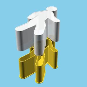 Pedestrian, nestable box (v1)