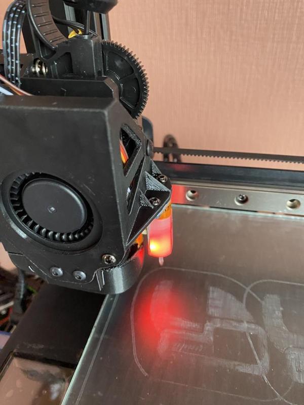 Kingroon KP3S 3.0 Titan Fan Holder/Ward with bltouch