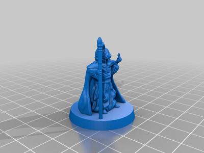 32 mm Cat Mage (with base)