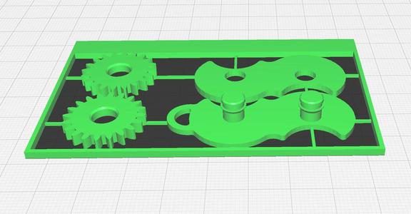 Fidget Spinner Swag Card with easy assembly mods