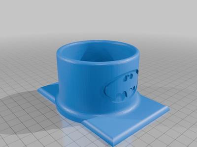 forklift cupholder with batman logo