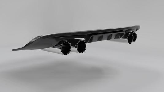 A3 8P 4 inch quad exhaust