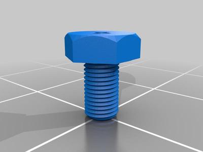 A Phillips Bolt for 3d printing and molding into Iron 