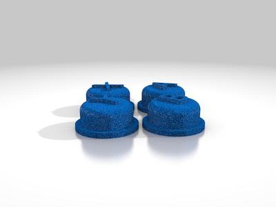 Action Buttons with Letters IN & OUT