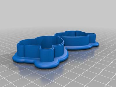 Heart Shaped Glasses Cookie Cutter